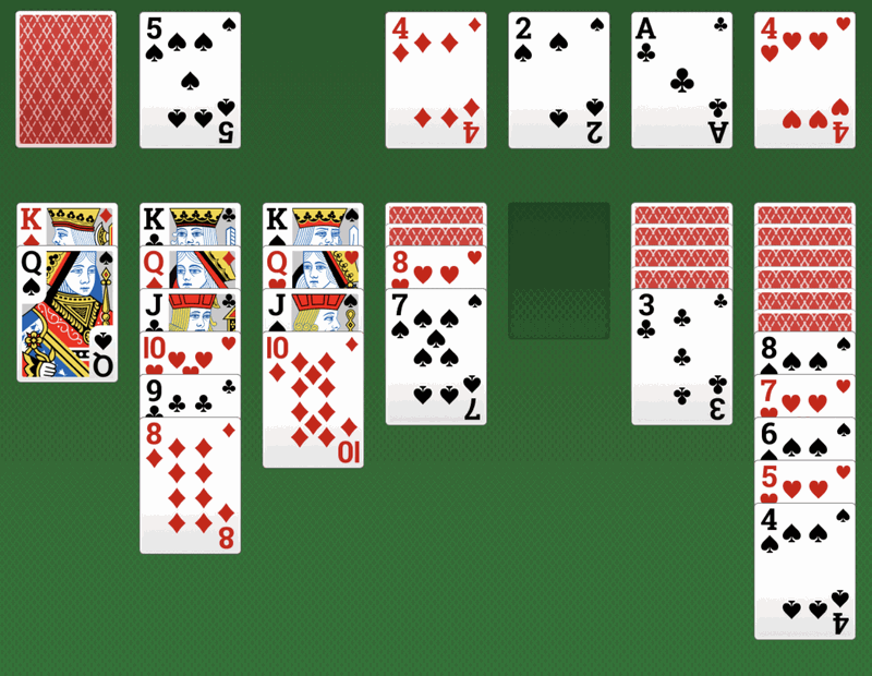 Κλασική Πασιέντζα – Σειρά Φύλλων